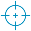 crosshairs accuracy icon
